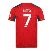 Wolves Pedro Neto #7 Vonkajší futbalový dres 2023-24 Krátky Rukáv